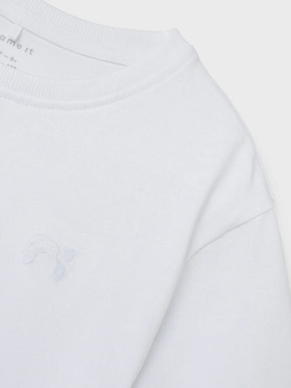 Name it Weißes Basic-T-Shirt