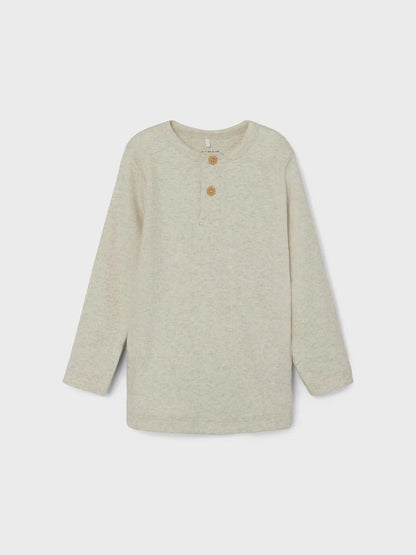 Name it Langarmshirt Basic gerippt