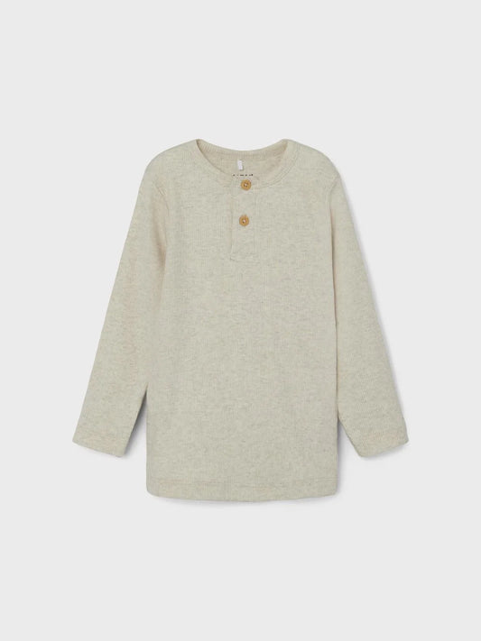 Name it Langarmshirt Basic gerippt
