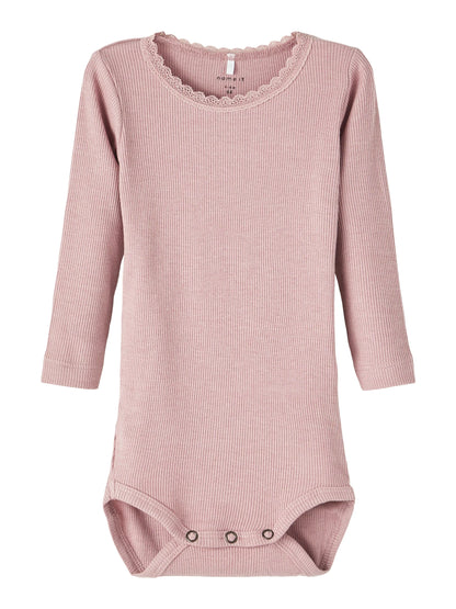 Name it Body Langarm mit Spitze