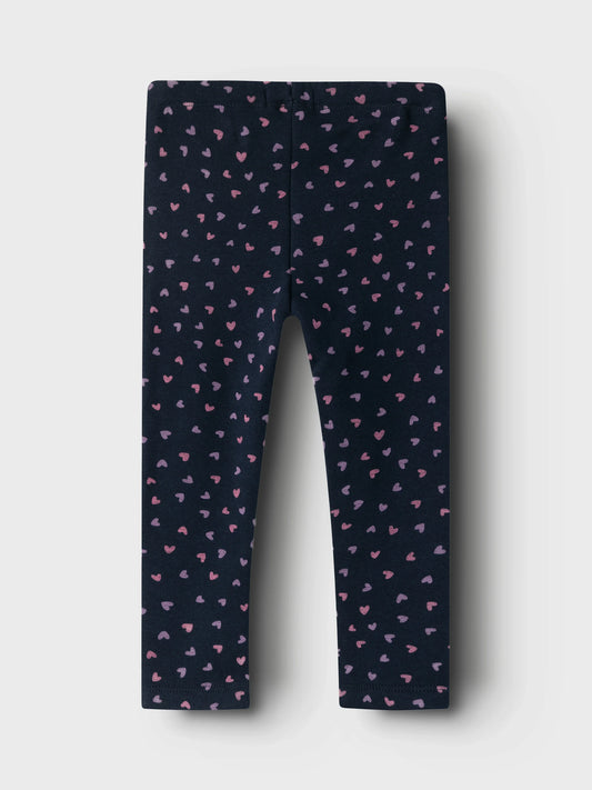 Name it Sweatleggings mit Herzenprint