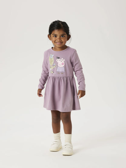 Name it Kleid Langarm Peppa Wutz