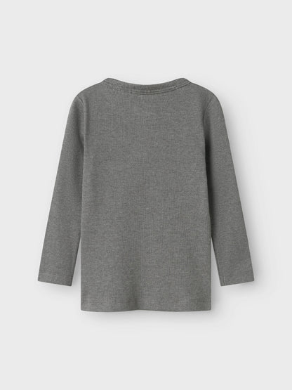 Name it Langarmshirt Basic gerippt