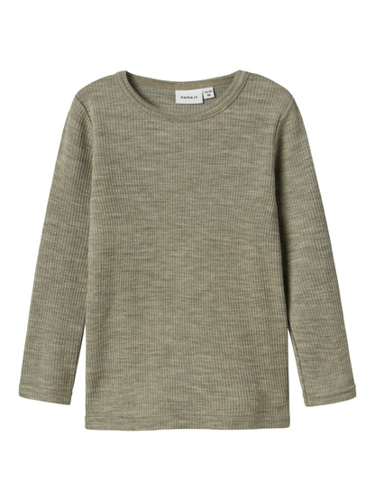 Name it Langarmshirt aus Wolle