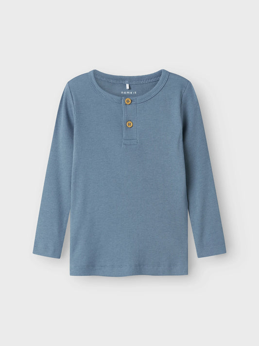 Name it Langarmshirt Basic gerippt