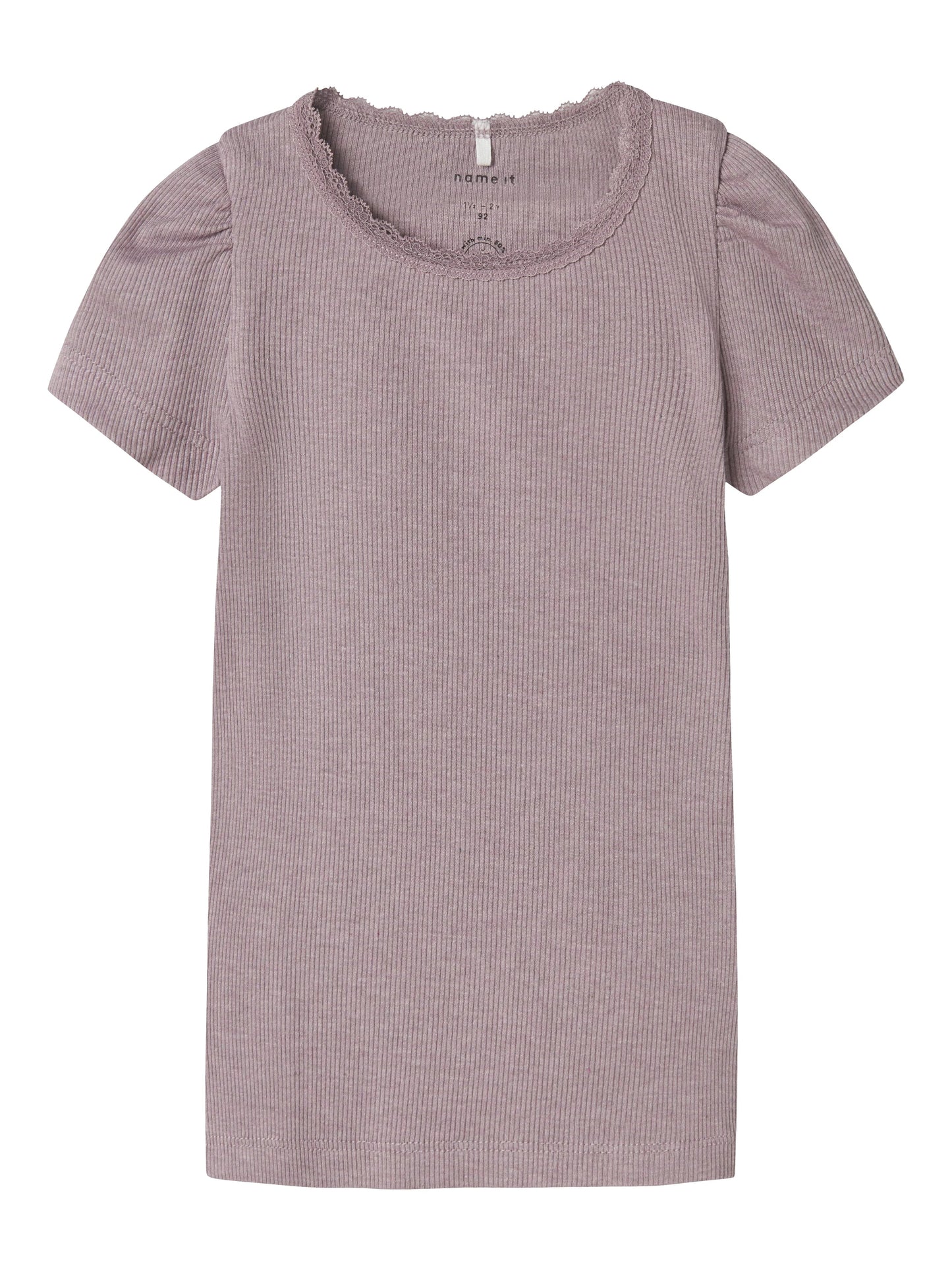 Name it T-Shirt mit Spitze aus Bio-Baumwolle