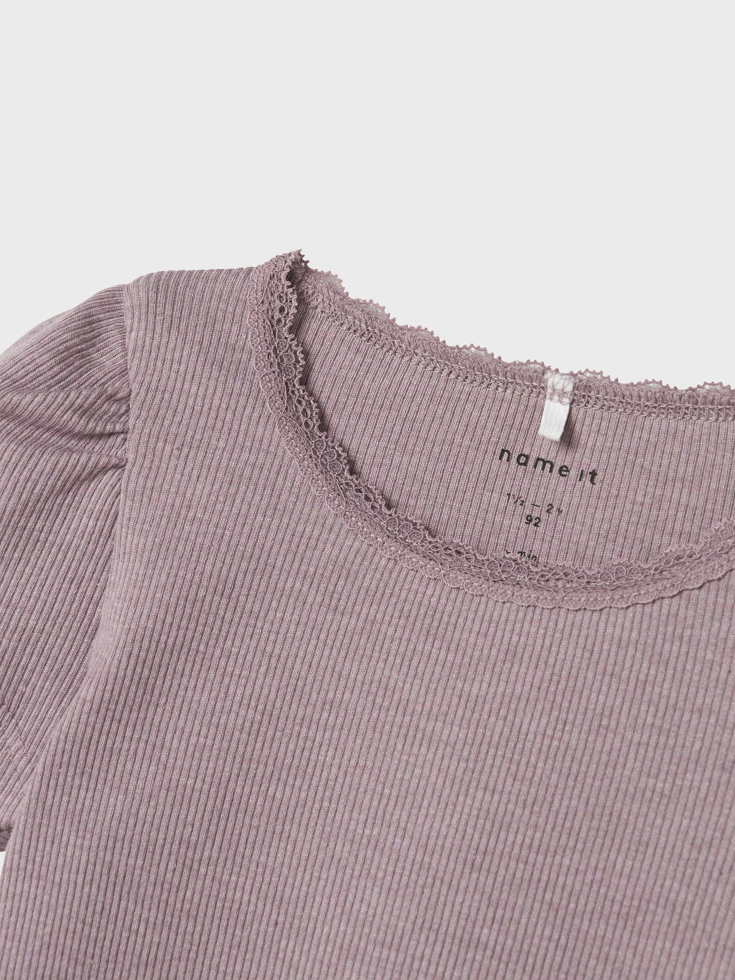 Name it T-Shirt mit Spitze aus Bio-Baumwolle