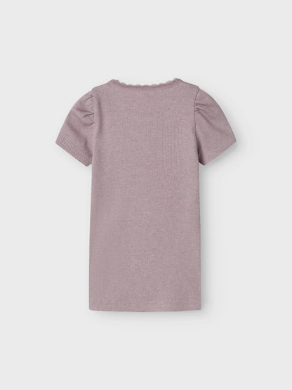 Name it T-Shirt mit Spitze aus Bio-Baumwolle