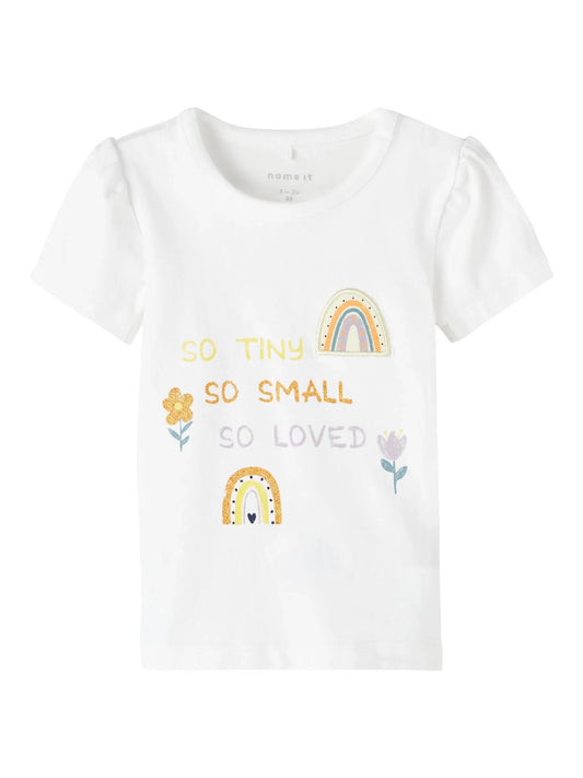 Name it T-Shirt mit Regenbogen aus Bio-Baumwolle