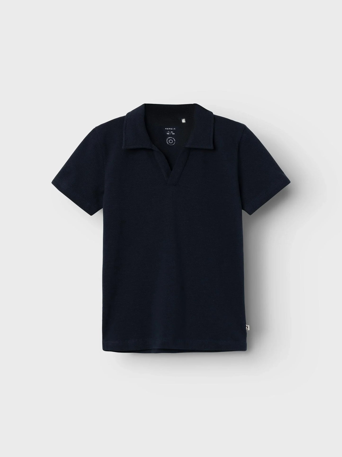 Name it T-Shirt mit Hemdkragen aus Bio-Baumwolle
