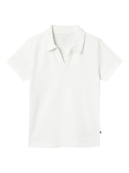Name it T-Shirt mit Hemdkragen aus Bio-Baumwolle