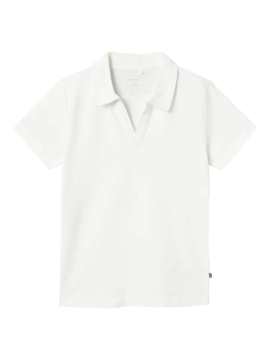 Name it T-Shirt mit Hemdkragen aus Bio-Baumwolle