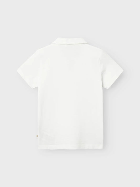 Name it T-Shirt mit Hemdkragen aus Bio-Baumwolle