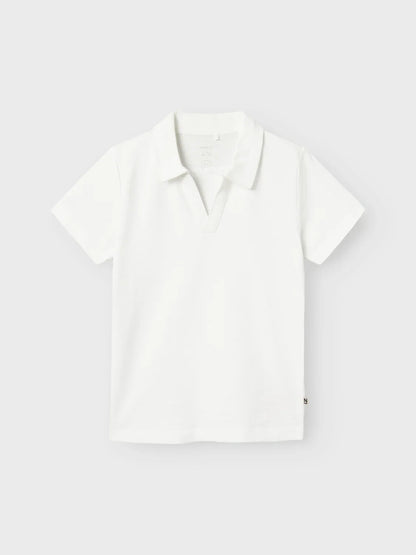 Name it T-Shirt mit Hemdkragen aus Bio-Baumwolle