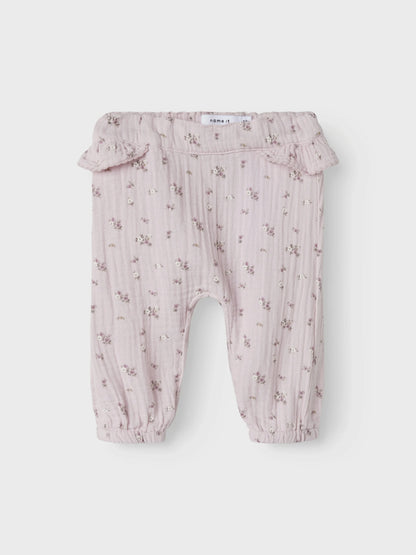 Name it Hose aus Musselin mit Blümchenprint