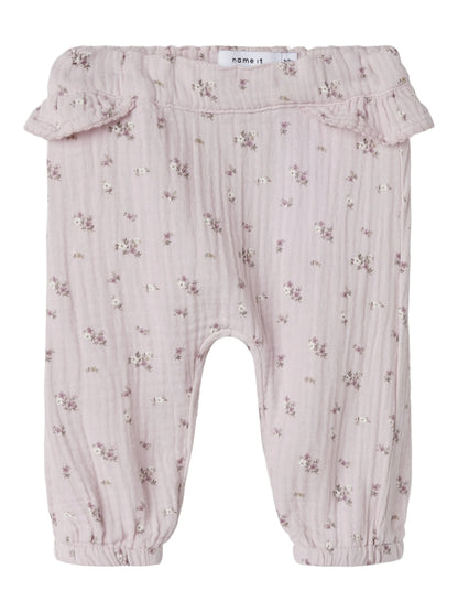 Name it Hose aus Musselin mit Blümchenprint