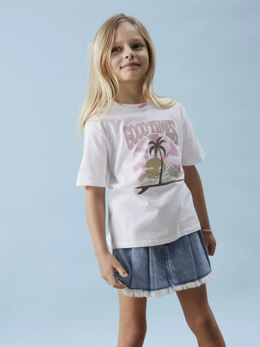 Name it T-Shirt Regular Fit mit Glitzerdetail