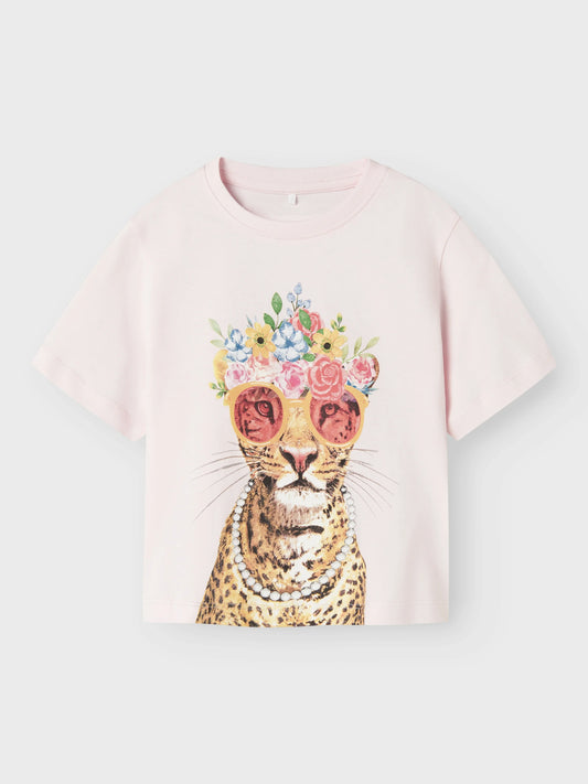 Name it T-Shirt mit Leoprint