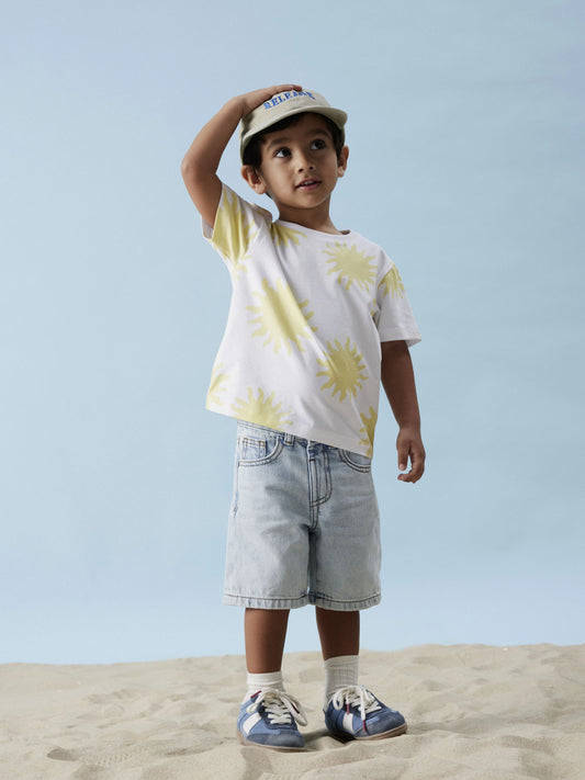 Name it T-Shirt mit Sonnenprint aus Bio-Baumwolle