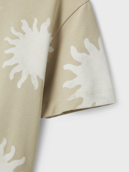 Name it T-Shirt mit Sonnenprint aus Bio-Baumwolle