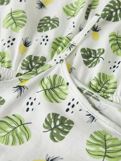 Name it Playsuit mit Blätterprint