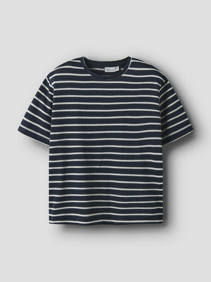 Name T-Shirt gestreift Regular Fit