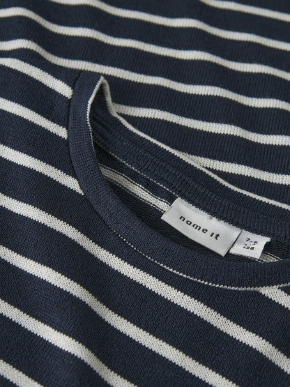 Name T-Shirt gestreift Regular Fit
