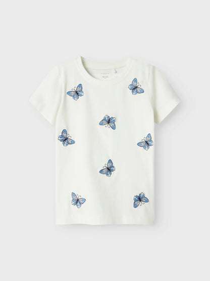 Name it T-Shirt mit Schmetterlingen