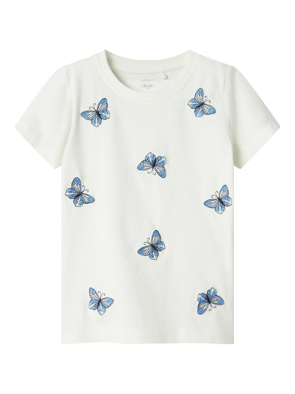 Name it T-Shirt mit Schmetterlingen