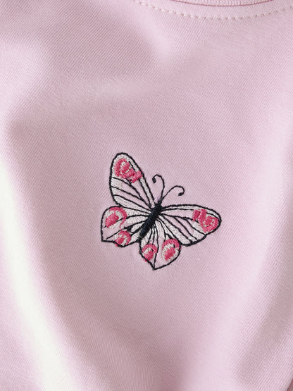 Name it T-Shirt mit kleinem Schmetterling