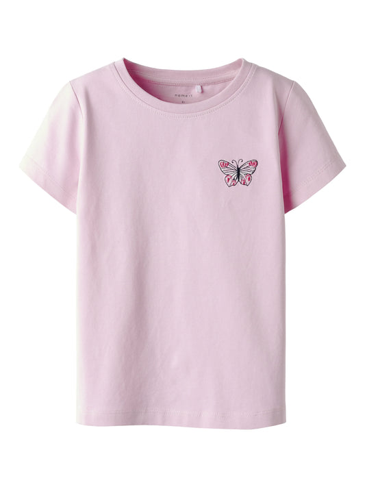 Name it T-Shirt mit kleinem Schmetterling