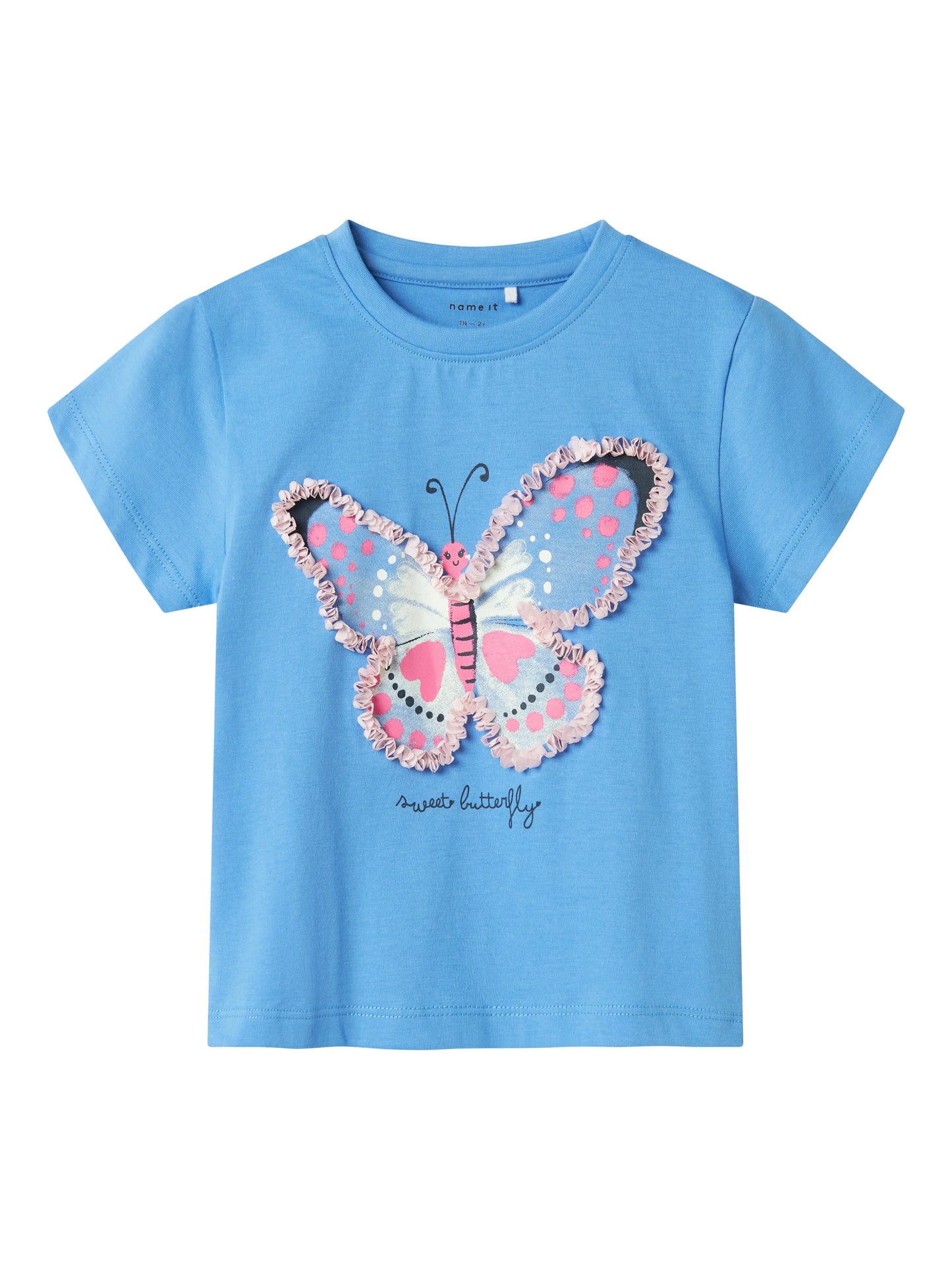 Name it T-Shirt mit Schmetterling und 3D-Details