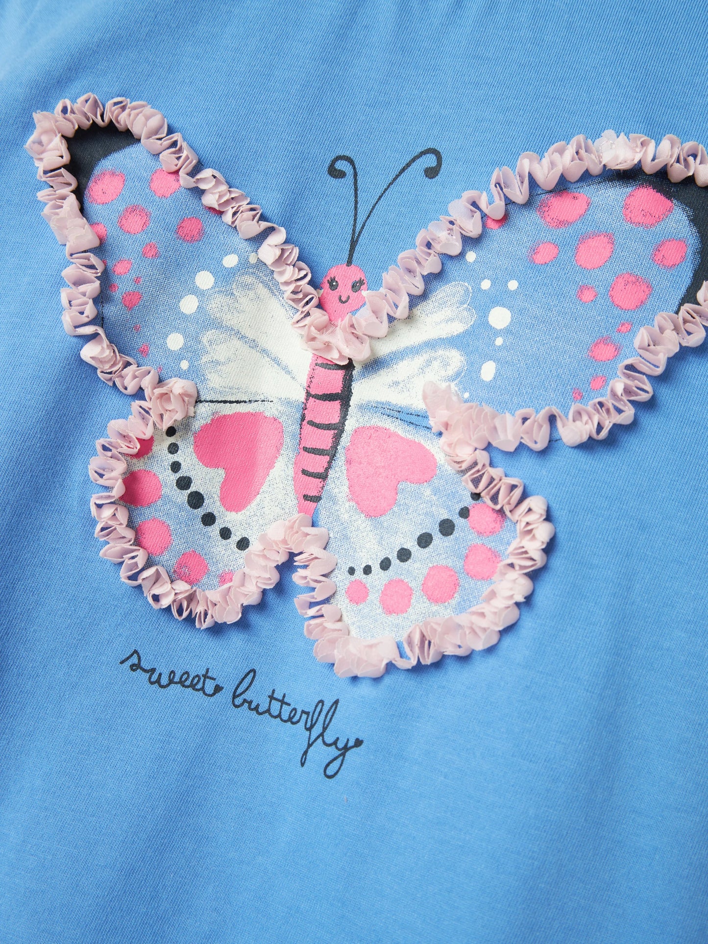 Name it T-Shirt mit Schmetterling und 3D-Details