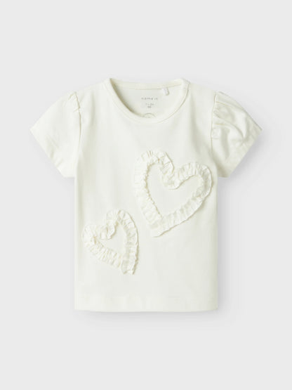 Name it T-Shirt mit Herzen aus Bio-Baumwolle