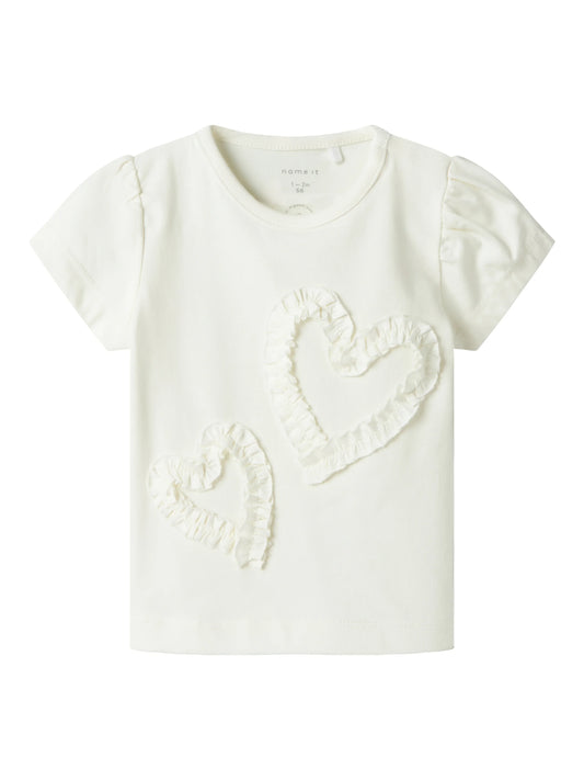 Name it T-Shirt mit Herzen aus Bio-Baumwolle