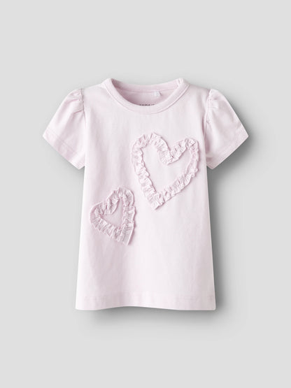 Name it T-Shirt mit Herzen aus Bio-Baumwolle