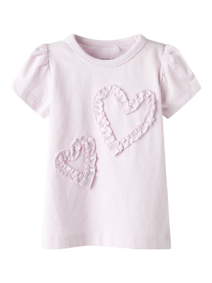 Name it T-Shirt mit Herzen aus Bio-Baumwolle
