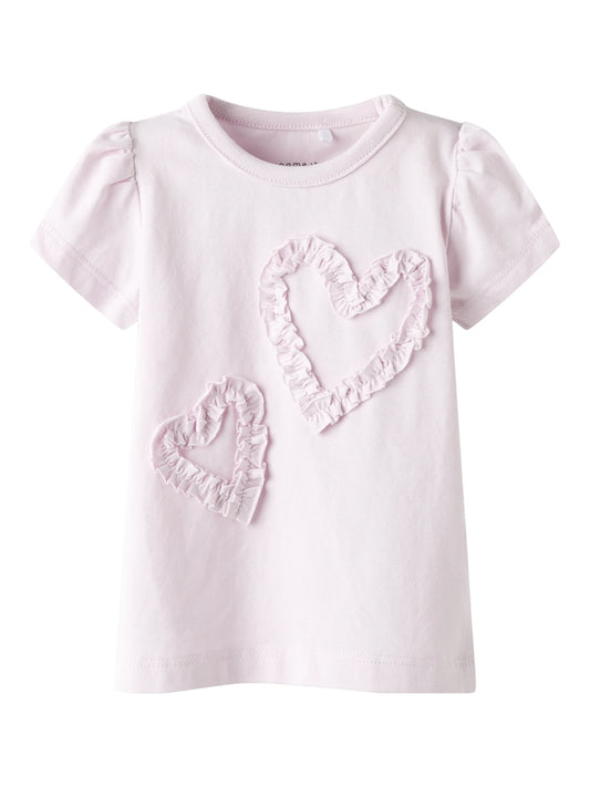 Name it T-Shirt mit Herzen aus Bio-Baumwolle