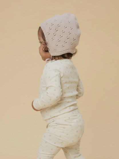 Lil'Atelier Body Langarm mit Blümchen