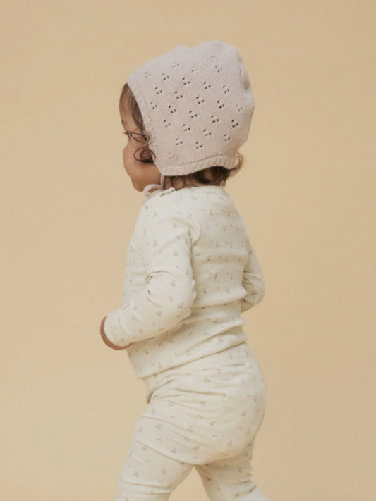 Lil'Atelier Body Langarm mit Blümchen