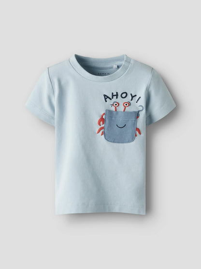 Name it T-Shirt mit Krebstasche aus Bio-Baumwolle