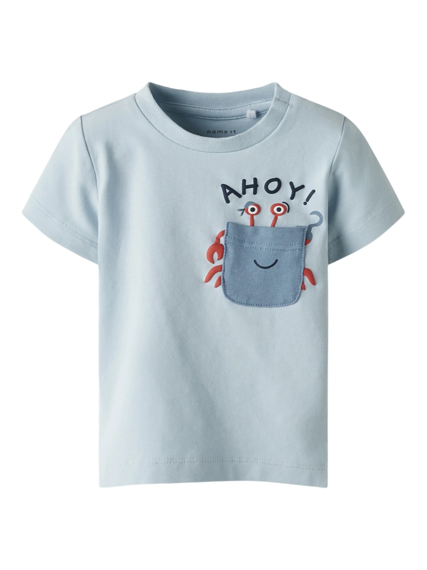 Name it T-Shirt mit Krebstasche aus Bio-Baumwolle