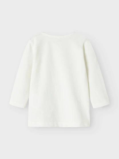 Name it Langarmshirt mit 3D-Detail aus Bio-Baumwolle