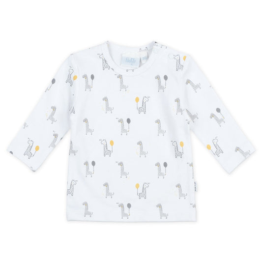 Feetje Langarmshirt AOP - Giraffe