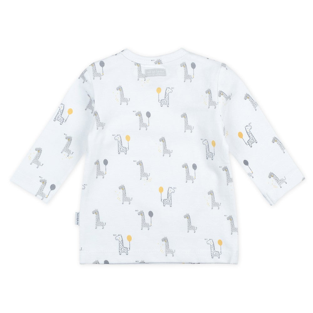 Feetje Langarmshirt AOP - Giraffe