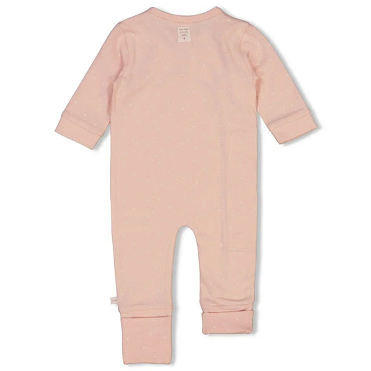 Feetje Strampler mit Klappfuß 'The Magic is in You' Rosa