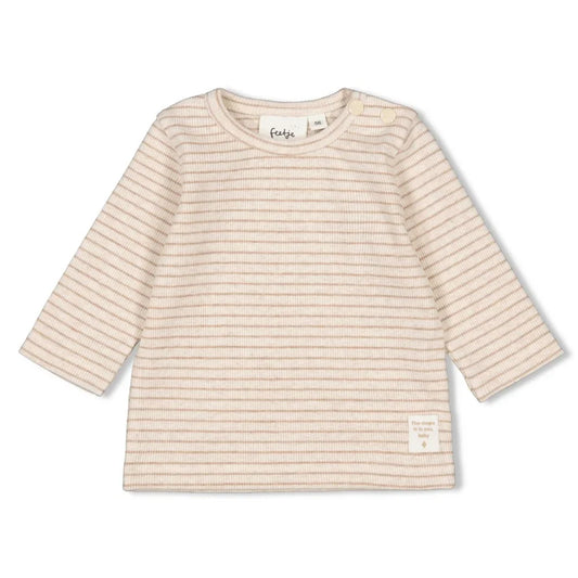 Feetje Geripptes Longsleeve 'The Magic is in You'