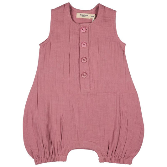 Pigeon Baby Overall kurz aus Musselin GOTS
