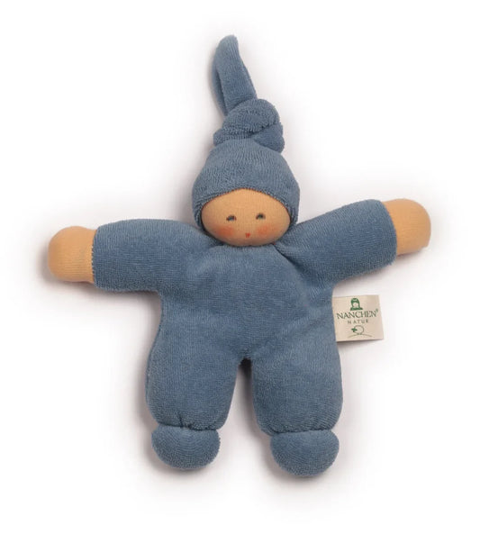 Puppe Pimpel blau von Nanchen
