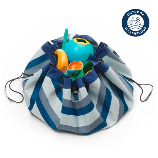 Play & Go Spielzeugsack für draußen Outdoor - Stripes Green